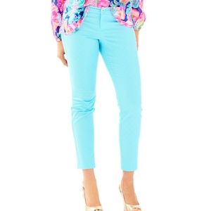 29" KELLY TEXTURED ANKLE LENGTH SKINNY PANT